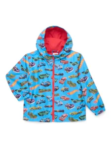 Hot Wheels Racing Graphic Button-Up Sleep Set – Retro Style