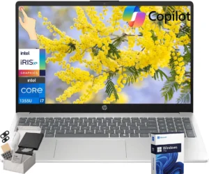 HP 14 inch x360 FHD Touch Chromebook Laptop Intel Processor N100 4GB RAM 64GB eMMC Sky Blue