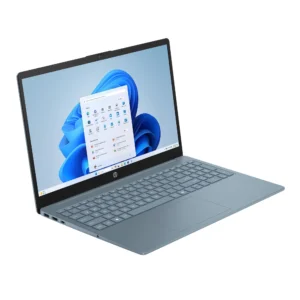 HP 15 6 inch Windows Laptop Intel Processor N200 4GB RAM 128GB UFS Moonlight Blue 12 mo Microsoft 365 included