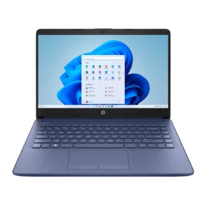 HP Stream 14 inch Windows Laptop Intel Processor N150 4GB 128GB eMMC Blue 12 mo Microsoft 365 included