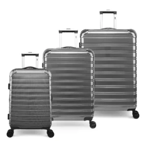 iFLY Hardside Fibertech 3.0 3 Piece Set, 20″ Carry-on, 24″ and 28