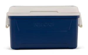 Igloo 28 QT Laguna Hard Sided Ice Chest Cooler Aqua Blue and White