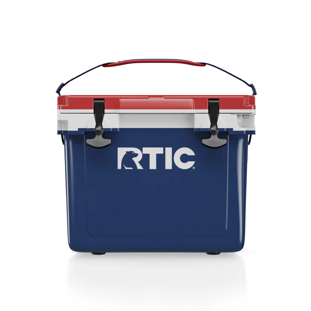 Igloo 28 QT Laguna Cooler – Vibrant Coral Pink Design β alternate angle showing full product