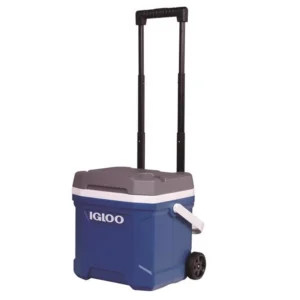Igloo 48 QT Laguna Hard Sided Ice Chest Cooler Aqua Blue and White