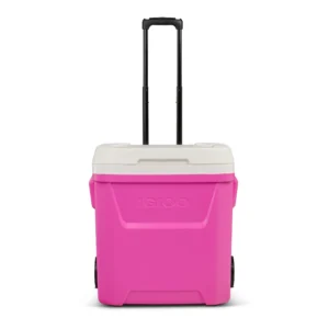 Igloo 60 QT Laguna Ice Chest Cooler with Wheels Pink