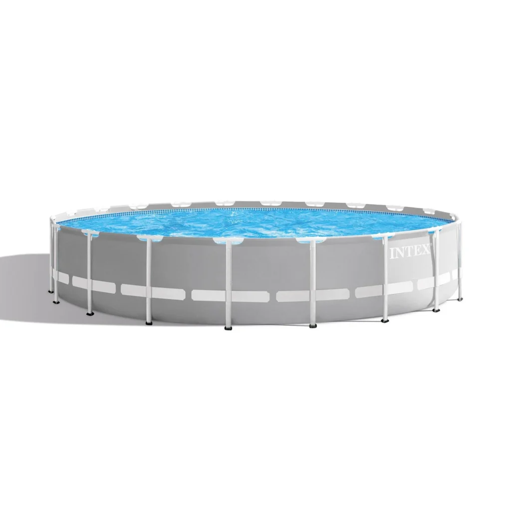 Intex 10ft Metal Frame Above Ground Pool – Complete Filter Set — alternate angle showing full product