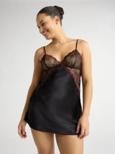 Joyspun Women s Bridal Lace Satun Cami Set Sizes XS XXXL
