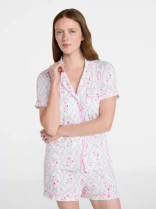 Joyspun Women s Bridal Shortie Pajama Set Sizes XS to 3X