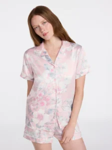 Joyspun Women s Bridal Shortie Pajama Set Sizes XS to 3X