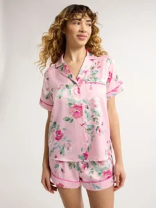 Joyspun Women s Bridal Shortie Pajama Set Sizes XS to 3X