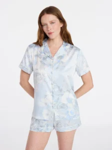 Joyspun Women s Bridal Shortie Pajama Set Sizes XS to 3X