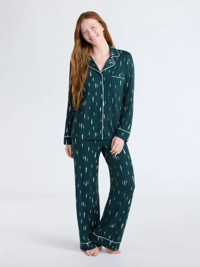 Joyspun Women s Dreamy Soft Collection Notch Collar Top and Shorts Pajama Set 2 Piece Sizes XS 3X