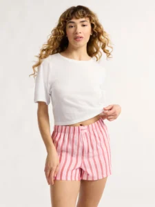 Joyspun Women s Flannel Pajama Boxer Shorts Sizes XS to 3X