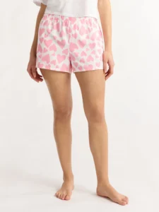 Joyspun Women s Flannel Pajama Boxer Shorts Sizes XS to 3X