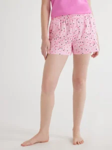 Joyspun Women s Flannel Pajama Boxer Shorts Sizes XS to 3X