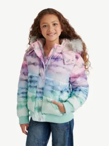 Justice Girl s Matte Puffer Bomber Sizes XS XL