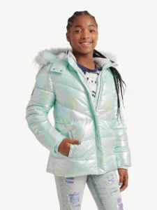 Justice Girl s Matte Puffer Bomber Sizes XS XL