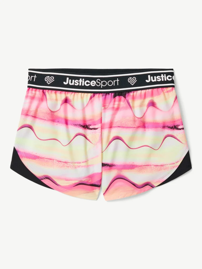 Justice Girls’ Flutter Shorts – Soft Comfort, Stylish Design β alternate angle showing full product