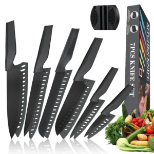 Kailwokk 13 Pcs Kitchen Knife Set, Stainless Steel Chef Knives, Durable