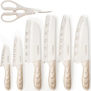 Kailwokk 13 Pcs Kitchen Knife Set, Stainless Steel Chef Knives, Durable