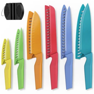 Kailwokk 13 Pcs Kitchen Knife Set, Stainless Steel Chef Knives, Durable