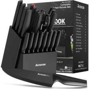 Kailwokk 13 Pcs Kitchen Knife Set, Stainless Steel Chef Knives, Durable