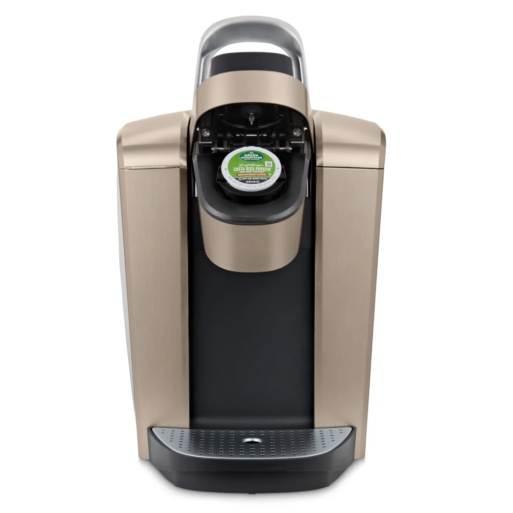 Keurig K-Elite Single-Serve Coffee Maker – Brushed Slate Finish — alternate angle showing full product