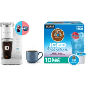 Keurig K Iced Essentials Iced and Hot Single Serve K Cup Pod Coffee Maker Black
