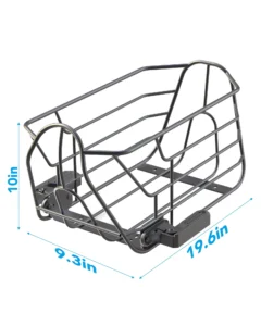 Kistp 550W Electric Scooter Seat Adult 12 inch Commuter Electric Scooter Pets Front Back Basket Pets Bigger Seat 20 Miles 18 6MPH