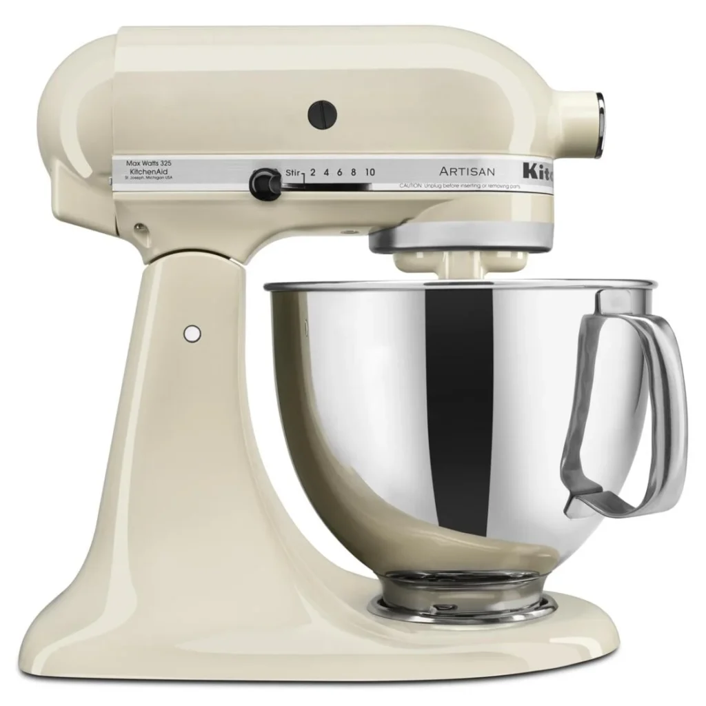 KitchenAid Artisan Series 5 Quart Tilt Head Stand Mixer Almond Cream KSM150PS