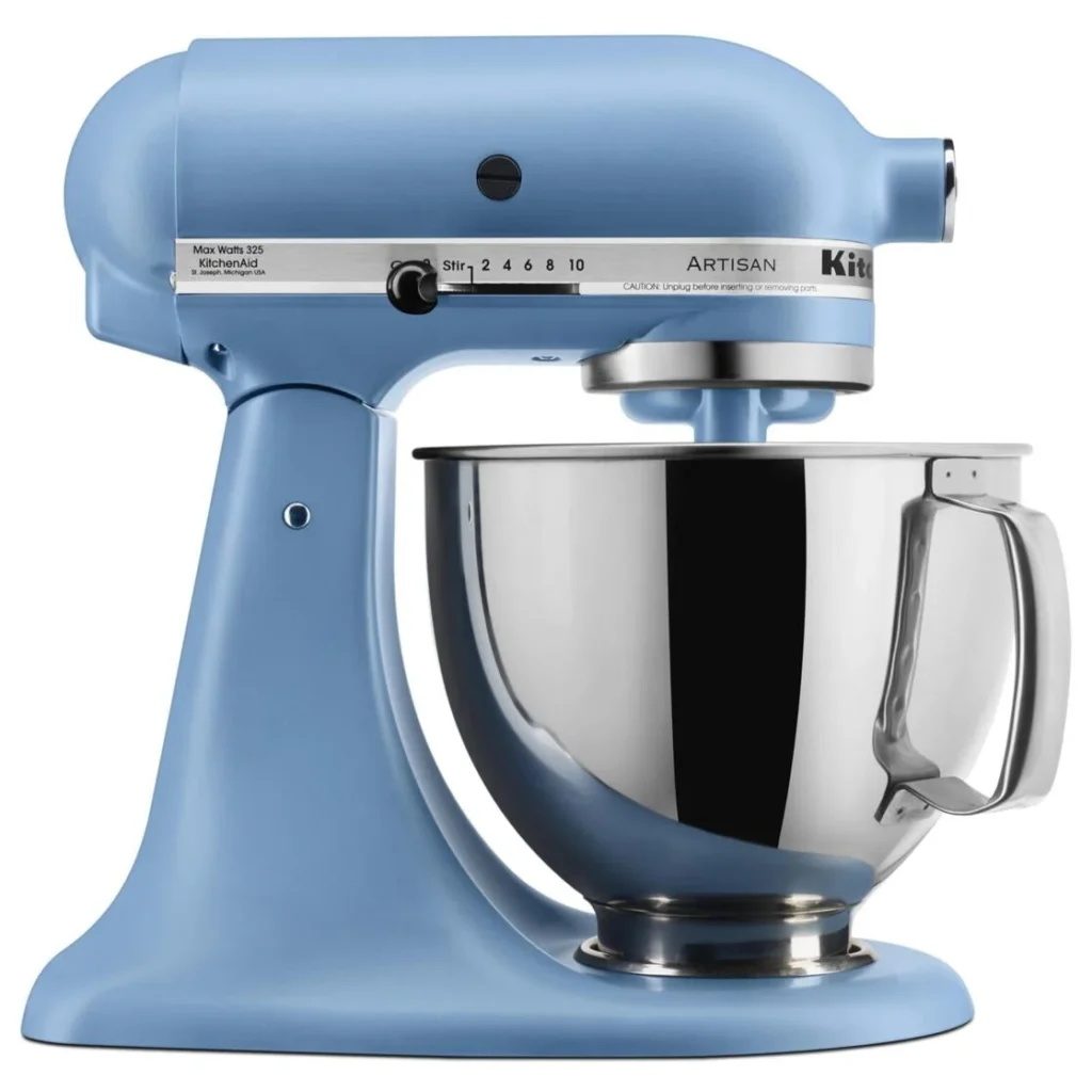 KitchenAid Artisan 5-Quart Tilt-Head Stand Mixer – Versatile Home Baking Power β close-up detail of design and finish