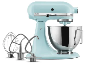 KitchenAid Deluxe 4 5 Quart Tilt Head Stand Mixer Mineral Water Blue KSM97