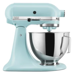 KitchenAid Deluxe 4 5 Quart Tilt Head Stand Mixer Mineral Water Blue KSM97