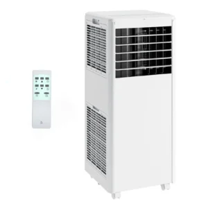 Ktaxon 5100 BTU 8000 BTU ASHRAE Portable Air Conditioner Dehumidifier Function Remote W Window Kit White
