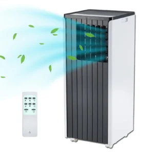 Ktaxon 5100 BTU 8000 BTU ASHRAE Portable Air Conditioner Dehumidifier Function Remote W Window Kit White
