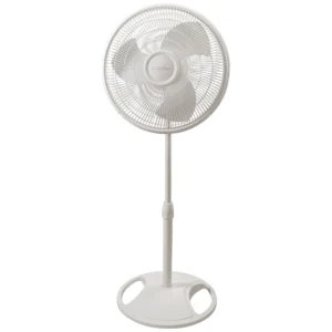 Lasko 16 Oscillating Adjustable Pedestal Fan with 3 Speeds 47 H Black S16500 New