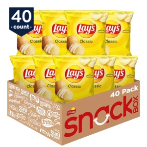 Lay s Potato Chips Classic 1 oz Bags 40 Count