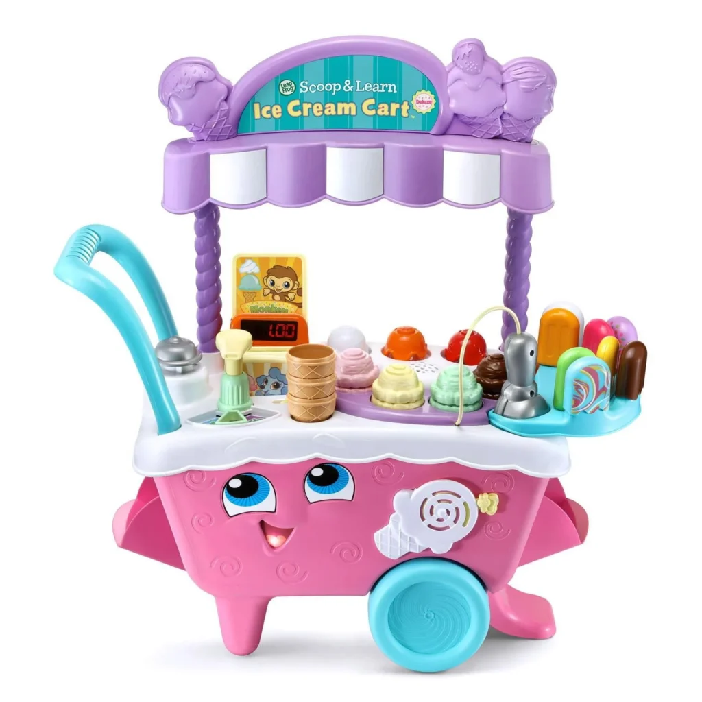 LeapFrog Interactive Scoop & Learn Sundae Machine – Educational Fun — alternate angle showing full product
