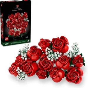LEGO Icons Bouquet Roses Artificial Flowers Home D cor Gift Anniversary Any Special Occasion Relax Unique Build Display Model Botanical Collection 10 1