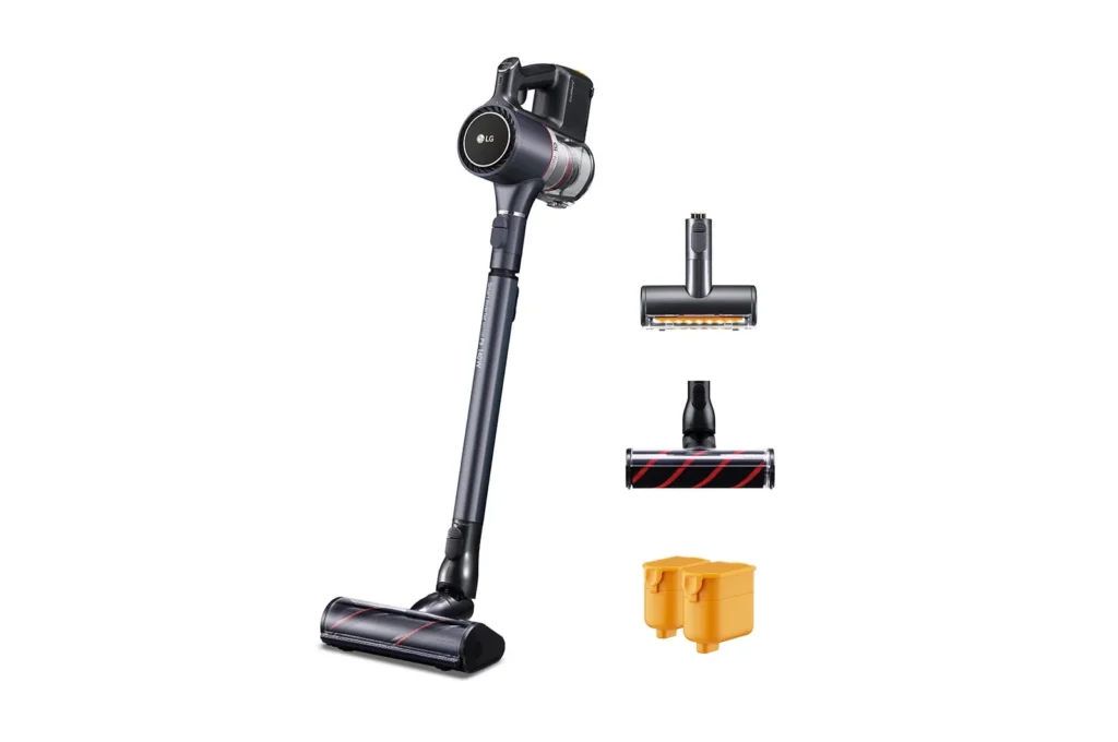 LG Cord Zero A9 Cordless Stick Vacuum A912PM — alternate angle showing full product