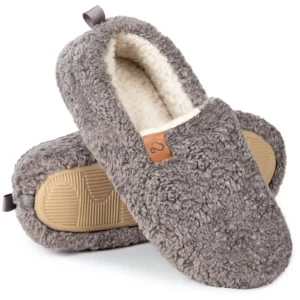 Litfun Fuzzy Platform Slippers for Women Comfy Winter House Shoes with Memory Foam Indoor Outdoor