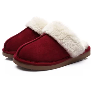 Litfun Fuzzy Platform Slippers for Women Comfy Winter House Shoes with Memory Foam Indoor Outdoor