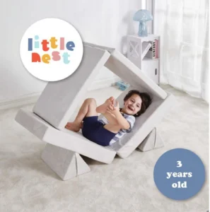 Little Nest Modular Adventure Couch Lunar Grey For Toddler 1