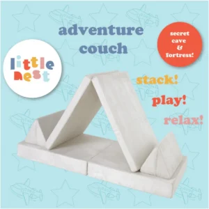 Little Nest Modular Adventure Couch Lunar Grey For Toddler 4