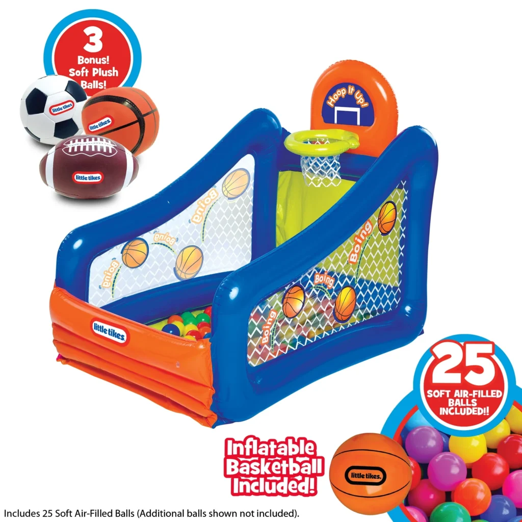 Little Tikes 3-in-1 Sports Play Center – Includes 25 Balls — close-up detail of design and finish