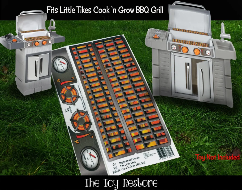 Little Tikes Cook n Play Outdoor BBQ Grill – 12-Piece Fun for Ages 3-5 β close-up detail of design and finish
