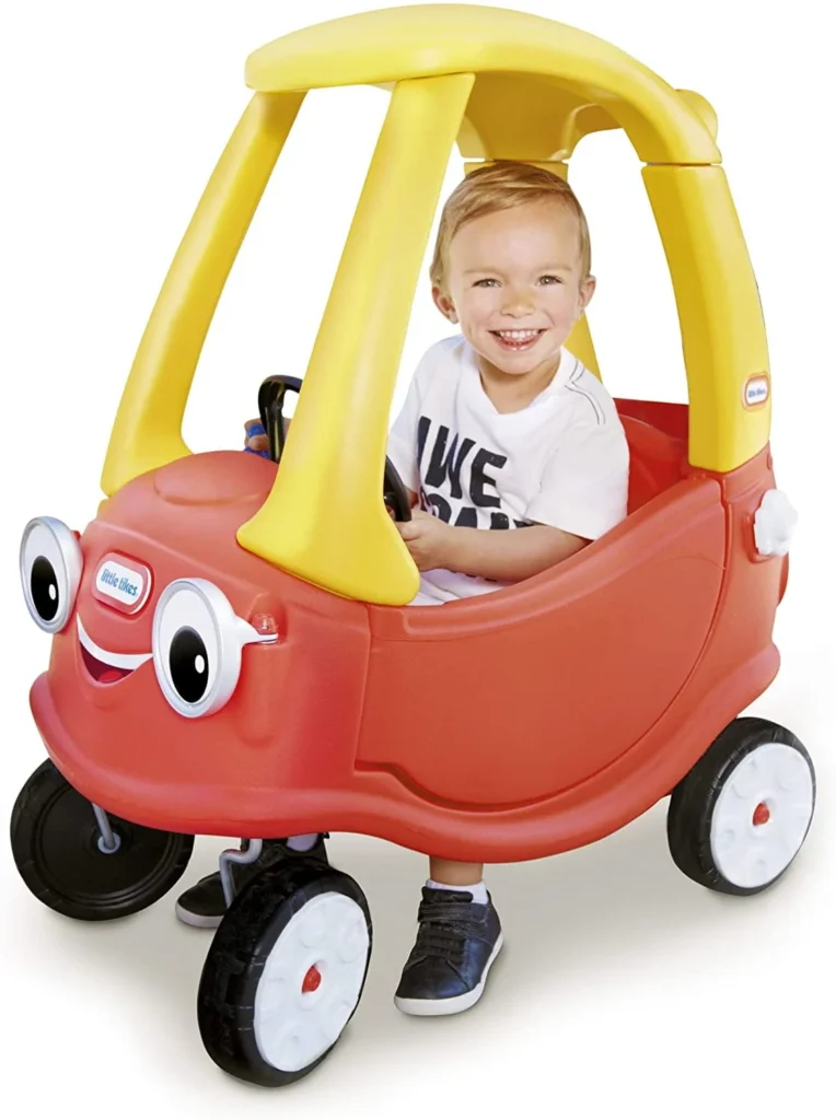 Little Tikes Cozy Coupe Ride-On Toy – Iconic Outdoor Fun — alternate angle showing full product
