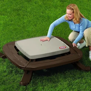 Little Tikes Fold N Store Picnic Table – All-Weather Play
