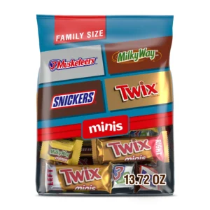 M M s Snickers 3 Musketeers Skittles Starburst Variety Pack Full Size Candy Assortment 30 Bars