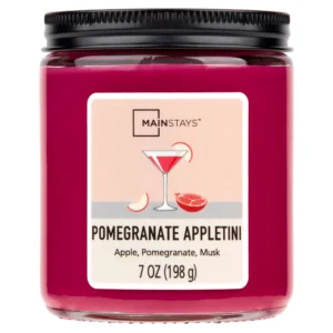 Mainstays 3 Wick Pomegranate Appletini Fragrance Candle with a Decorative wrap 13 Ounce 3
